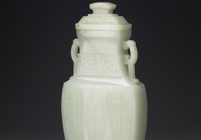 图片[2]-Jade vase, Qing dynasty (1644-1911)-China Archive